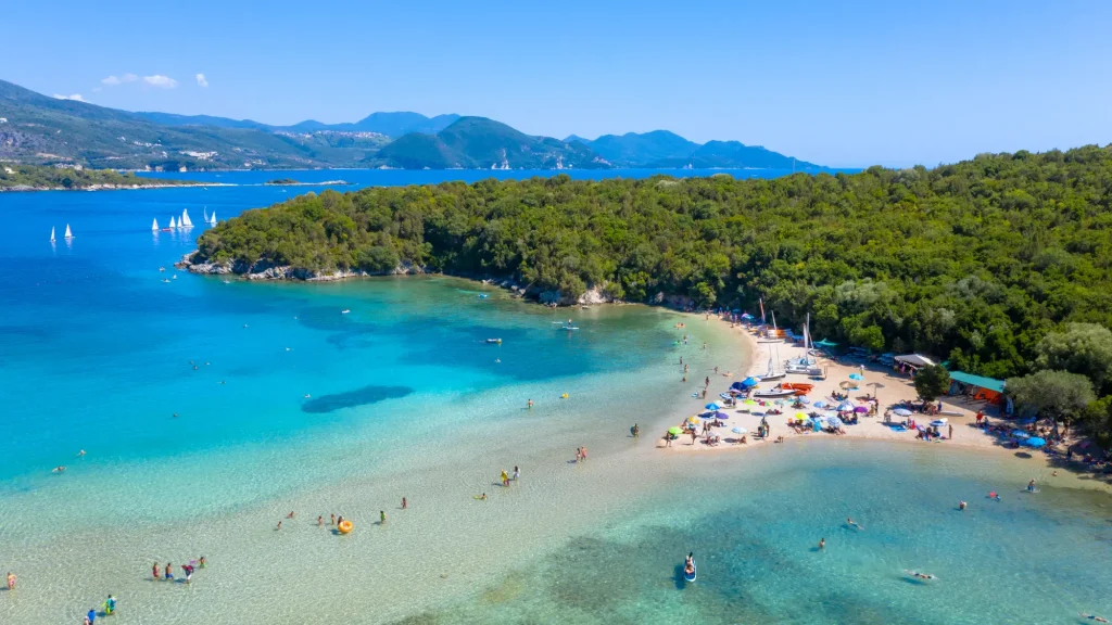 Syvota or Sivota wonderful beach