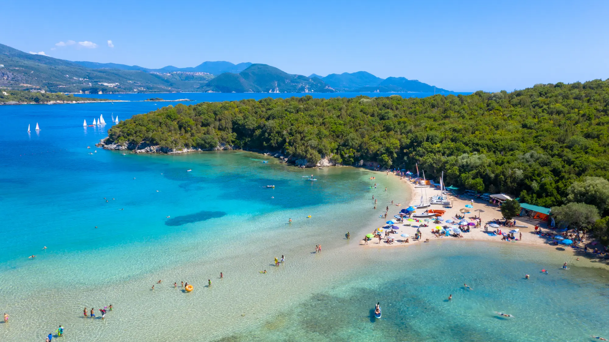 Syvota or Sivota wonderful beach